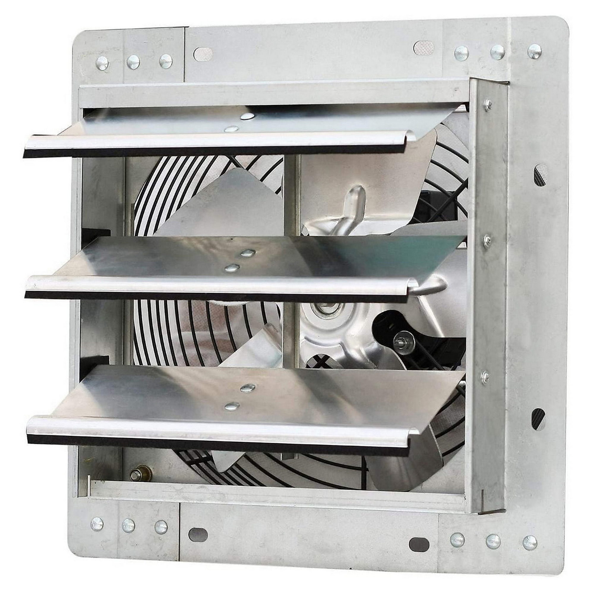Dr. Infrared Heater iLIVING Variable Speed Shutter Exhaust Fan — 10in., Wall-Mounted, Aluminum Blades, OSHA Compliant, Model# ILG8SF10V